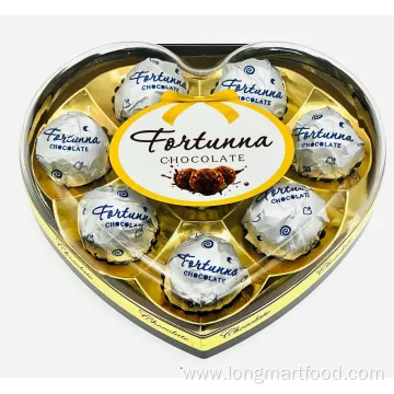 Heart-shaped Chocolate Wafer Ball Box